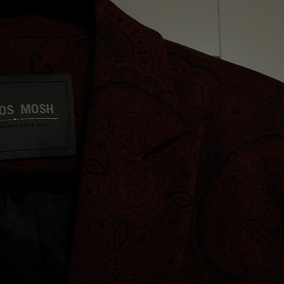 Mos Mosh - Lake Pinto Blazer Oxblood Red size 40 - Picture 6 of 14